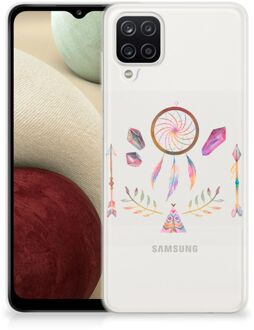 B2Ctelecom GSM Hoesje Samsung Galaxy A12 Bumper Hoesje Doorzichtig Boho Dreamcatcher