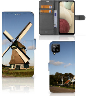 B2Ctelecom GSM Hoesje Samsung Galaxy A12 Mobiel Bookcase Molen