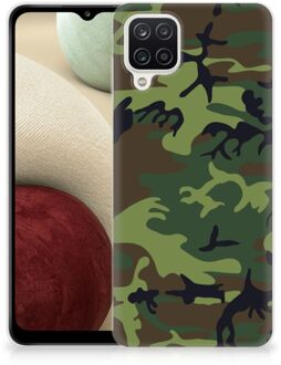 B2Ctelecom GSM Hoesje Samsung Galaxy A12 Smartphonehoesje Camouflage