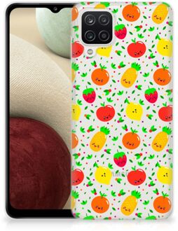 B2Ctelecom GSM Hoesje Samsung Galaxy A12 TPU Bumper Doorzichtig Fruits