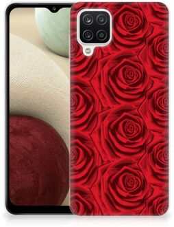 B2Ctelecom GSM Hoesje Samsung Galaxy A12 TPU Bumper Red Roses