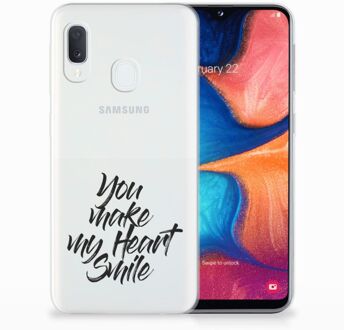 B2Ctelecom GSM Hoesje Samsung Galaxy A20e Design Heart Smile