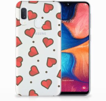 B2Ctelecom GSM Hoesje Samsung Galaxy A20e Design Hearts