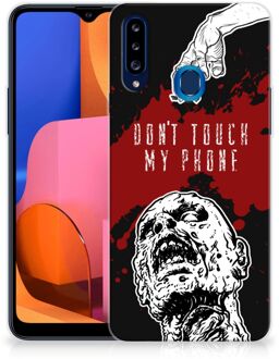 B2Ctelecom GSM Hoesje Samsung Galaxy A20s Back Case TPU Siliconen Hoesje Zombie Blood