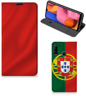 B2Ctelecom GSM Hoesje Samsung Galaxy A20s Bookcase Portugese Vlag