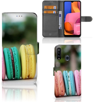 B2Ctelecom GSM Hoesje Samsung Galaxy A20s Flipcover Maken Macarons