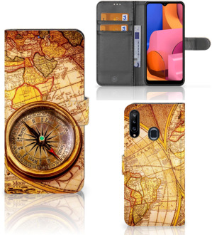 B2Ctelecom GSM Hoesje Samsung Galaxy A20s Magnet Case Kompas