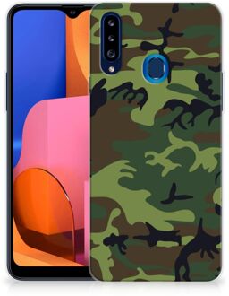 B2Ctelecom GSM Hoesje Samsung Galaxy A20s Smartphonehoesje Camouflage