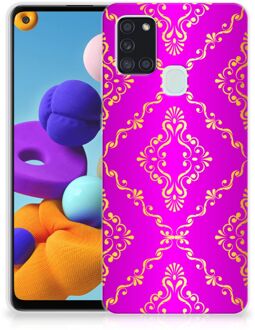 B2Ctelecom GSM Hoesje Samsung Galaxy A21s Beschermhoesje Barok Roze