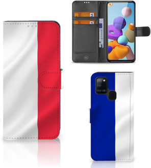 B2Ctelecom GSM Hoesje Samsung Galaxy A21s Bookcase Frankrijk