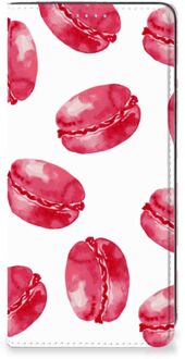 B2Ctelecom GSM Hoesje Samsung Galaxy A21s Fotohoesje ontwerpen Pink Macarons