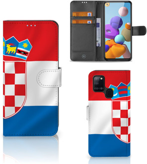 B2Ctelecom GSM Hoesje Samsung Galaxy A21s Leuk Case Kroatië