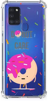 B2Ctelecom GSM Hoesje Samsung Galaxy A21s Shockproof Case met transparante rand Donut