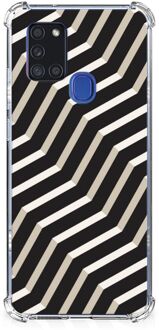 B2Ctelecom GSM Hoesje Samsung Galaxy A21s Siliconen Back Cover met transparante rand Illusion