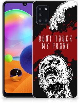 B2Ctelecom GSM Hoesje Samsung Galaxy A31 Back Case TPU Siliconen Hoesje Zombie Blood