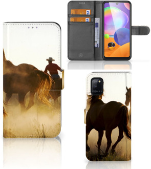 B2Ctelecom GSM Hoesje Samsung Galaxy A31 Bookcase Cowboy