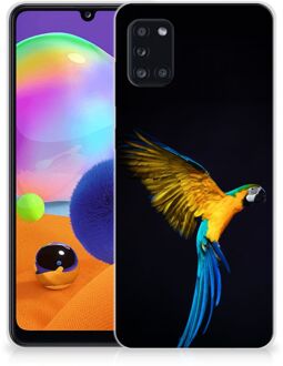 B2Ctelecom GSM Hoesje Samsung Galaxy A31 Bumper Hoesje Papegaai