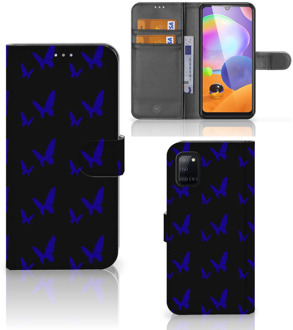 B2Ctelecom GSM Hoesje Samsung Galaxy A31 Flipcase Vlinder Patroon