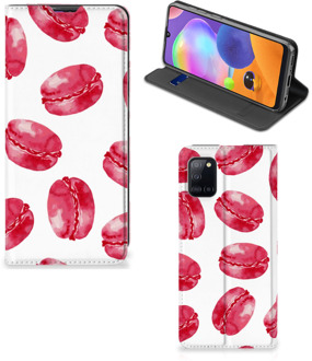 B2Ctelecom GSM Hoesje Samsung Galaxy A31 Fotohoesje ontwerpen Pink Macarons