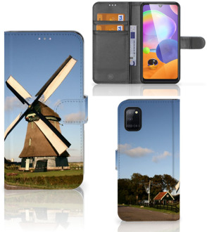 B2Ctelecom GSM Hoesje Samsung Galaxy A31 Mobiel Bookcase Molen