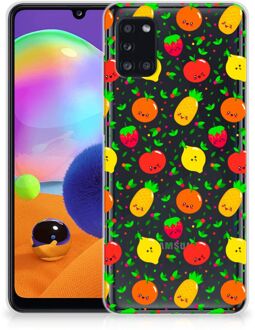 B2Ctelecom GSM Hoesje Samsung Galaxy A31 TPU Bumper Doorzichtig Fruits