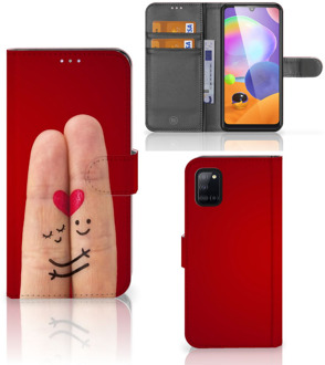 B2Ctelecom GSM Hoesje Samsung Galaxy A31 Wallet Book Case Cadeau voor Vrouw Liefde