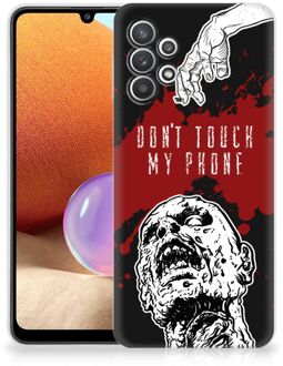 B2Ctelecom GSM Hoesje Samsung Galaxy A32 4G Back Case TPU Siliconen Hoesje Zombie Blood