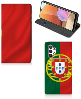 B2Ctelecom GSM Hoesje Samsung Galaxy A32 4G Bookcase Portugese Vlag