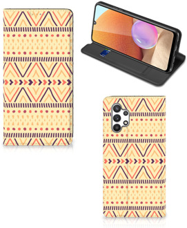 B2Ctelecom GSM Hoesje Samsung Galaxy A32 4G Wallet Bookcase Aztec Yellow