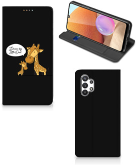 B2Ctelecom GSM Hoesje Samsung Galaxy A32 4G Wallet Case Giraffe