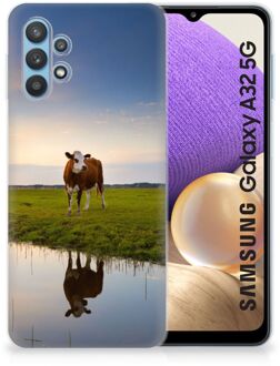 B2Ctelecom GSM Hoesje Samsung Galaxy A32 5G Backcase TPU Siliconen Hoesje Koe