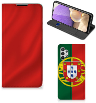 B2Ctelecom GSM Hoesje Samsung Galaxy A32 5G Bookcase Portugese Vlag