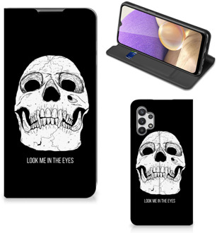 B2Ctelecom GSM Hoesje Samsung Galaxy A32 5G Bookcase Skull Eyes