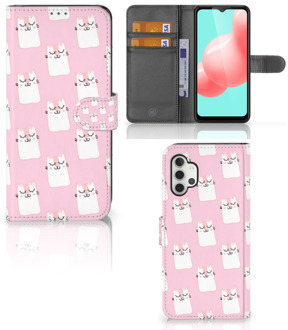 B2Ctelecom GSM Hoesje Samsung Galaxy A32 5G Bookcase Valentijn Cadeaus Sleeping Cats