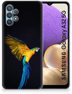 B2Ctelecom GSM Hoesje Samsung Galaxy A32 5G Bumper Hoesje Papegaai