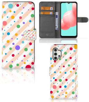 B2Ctelecom GSM Hoesje Samsung Galaxy A32 5G Flip Cover Dots