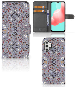 B2Ctelecom GSM Hoesje Samsung Galaxy A32 5G Flipcover Flower Tiles