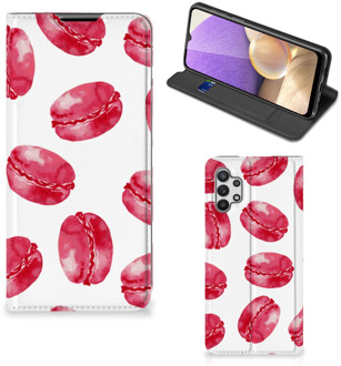 B2Ctelecom GSM Hoesje Samsung Galaxy A32 5G Fotohoesje ontwerpen Pink Macarons