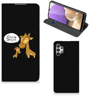 B2Ctelecom GSM Hoesje Samsung Galaxy A32 5G Wallet Case Giraffe