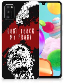 B2Ctelecom GSM Hoesje Samsung Galaxy A41 Back Case TPU Siliconen Hoesje Zombie Blood