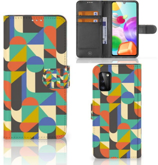 B2Ctelecom GSM Hoesje Samsung Galaxy A41 Bookcase Funky Retro