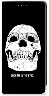 B2Ctelecom GSM Hoesje Samsung Galaxy A41 Bookcase Skull Eyes