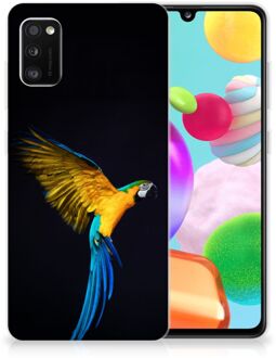 B2Ctelecom GSM Hoesje Samsung Galaxy A41 Bumper Hoesje Papegaai