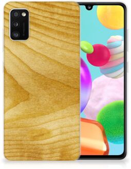 B2Ctelecom GSM Hoesje Samsung Galaxy A41 Cover Case Licht Hout