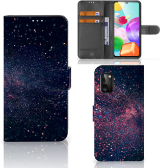 B2Ctelecom GSM Hoesje Samsung Galaxy A41 Flip Cover Stars