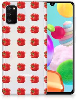 B2Ctelecom GSM Hoesje Samsung Galaxy A41 Smartphonehoesje Transparant Paprika Red