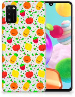 B2Ctelecom GSM Hoesje Samsung Galaxy A41 TPU Bumper Doorzichtig Fruits