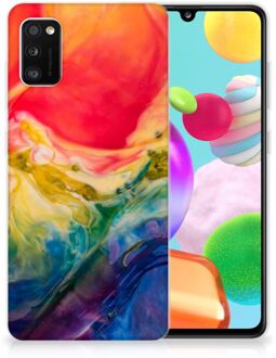 B2Ctelecom GSM Hoesje Samsung Galaxy A41 TPU Bumper Watercolor Dark