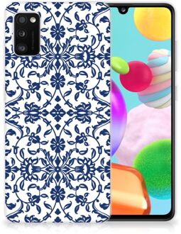 B2Ctelecom GSM Hoesje Samsung Galaxy A41 Trendy Telefoonhoesjes Flower Blue