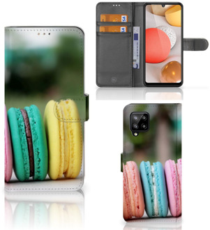 B2Ctelecom GSM Hoesje Samsung Galaxy A42 5G Flipcover Maken Macarons